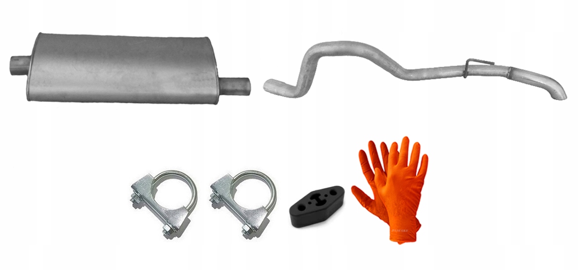 JEEP GRAND CHEROKEE 5.2 TŁUMIK KOŃCOWY + RURA