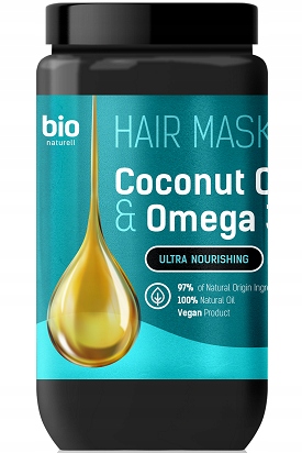 

Maska do włosów z olejem kokosowym i omega 3, BioN