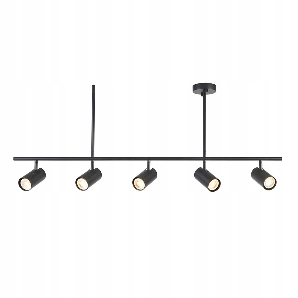 Endon Stropná lampa Loft Čierna Matné pohyblivé reflektory 5xGU10 7W