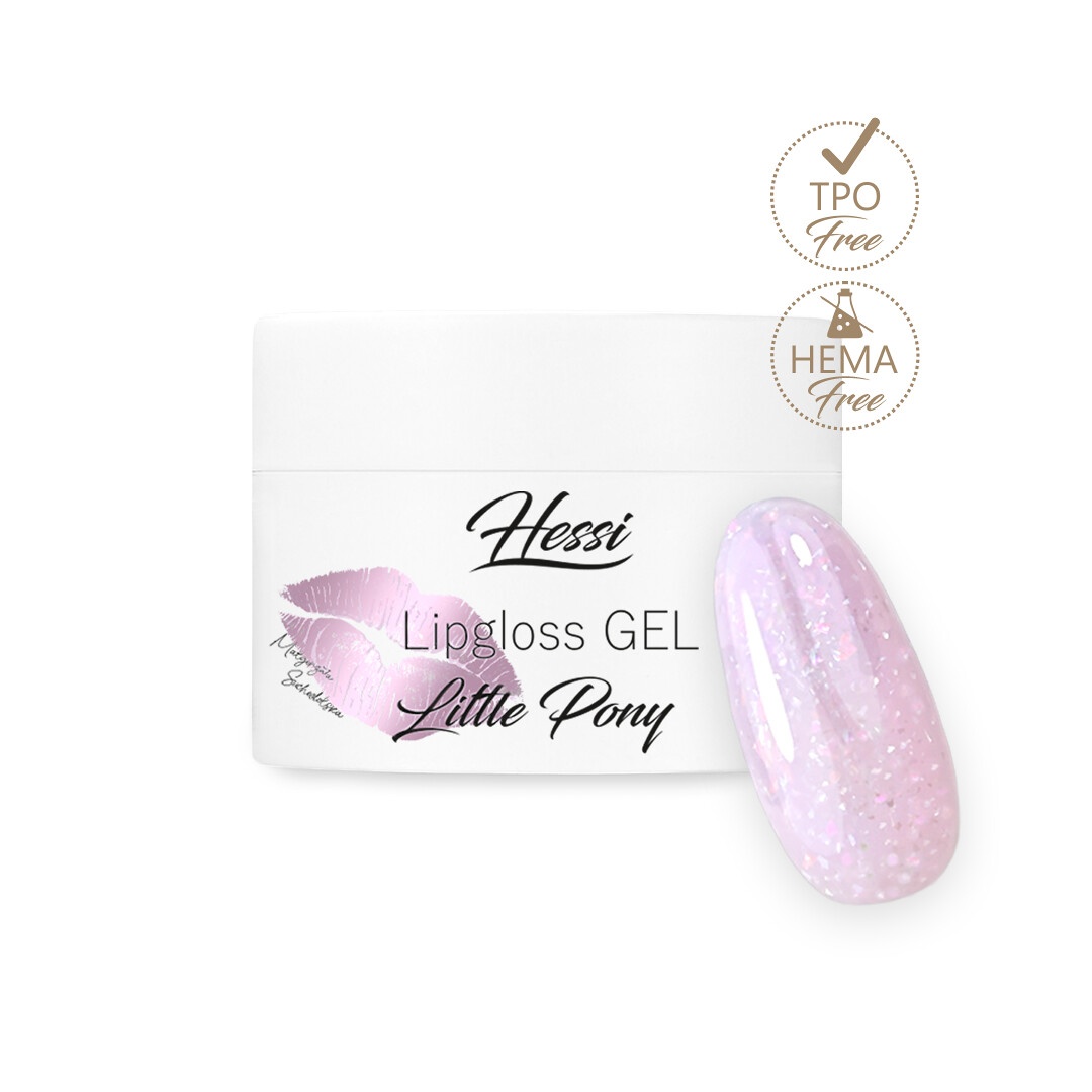 Hessi Lipgloss Little Pony 50 ML – Stavební Gel 2v1 Coverově růžový