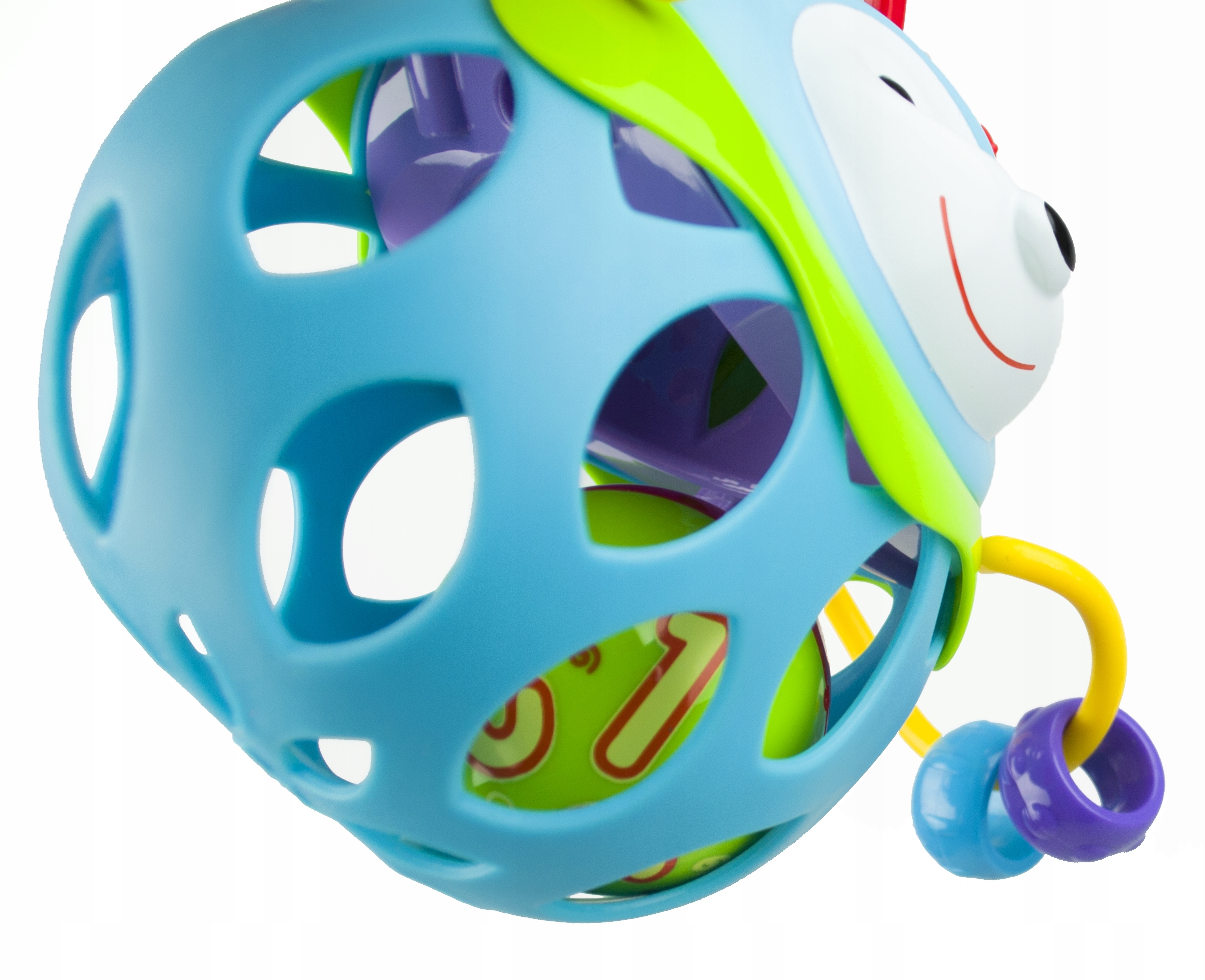 GRZECHOTKA JEŻ SENSORYCZNA ZABAWKA GUMOWY GRYZAK