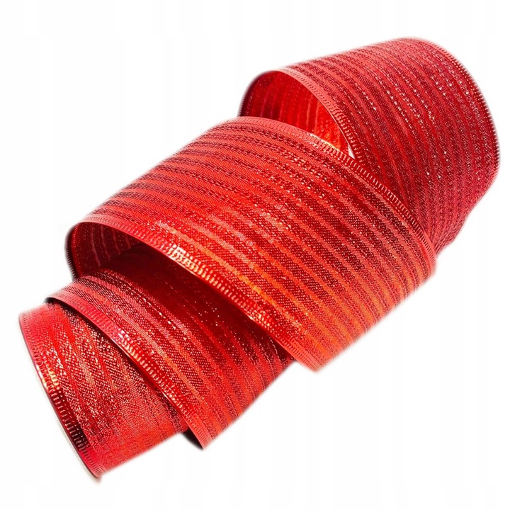 

Szeroka Świąteczna Wstążka 63mm Prezentów 3m W2