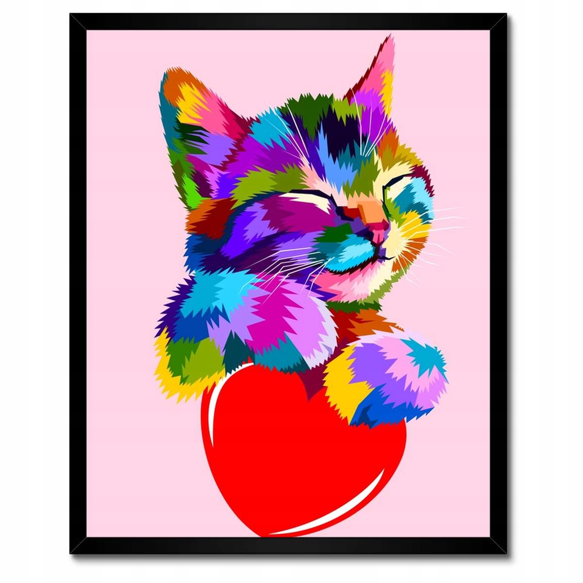 Plakáty v rámu 40x50 Kočka Kotě Kočky Kočka