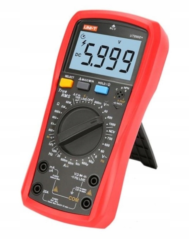 MIERNIK MULTIMETR UNI-T UT890D+ TrueRMS 20A + ETUI / POKROWIEC Marka UNI-T