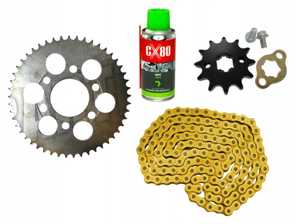 ZĘBATKA PRZÓD TYŁ ŁAŃCUCH SMAR ZIPP GT PRO 50