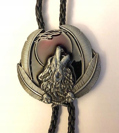 Vlk vlci bolo kravata western vlci smečka přírodní kůže