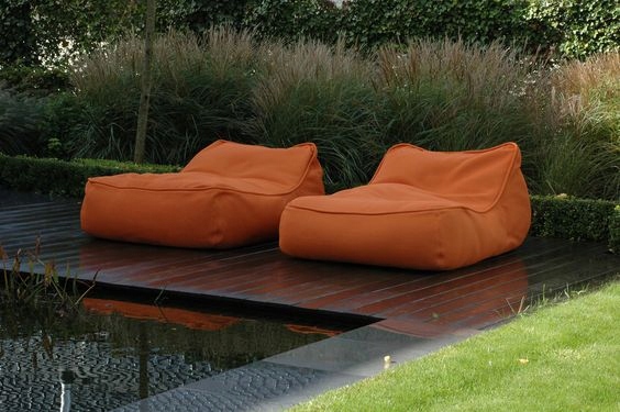 NOWOCZESNA LEŻANKA OGRODOWA HORIZONT OUTDOOR TARASOWA PUFA LEŻAK FOTEL Głębokość mebla 140 cm