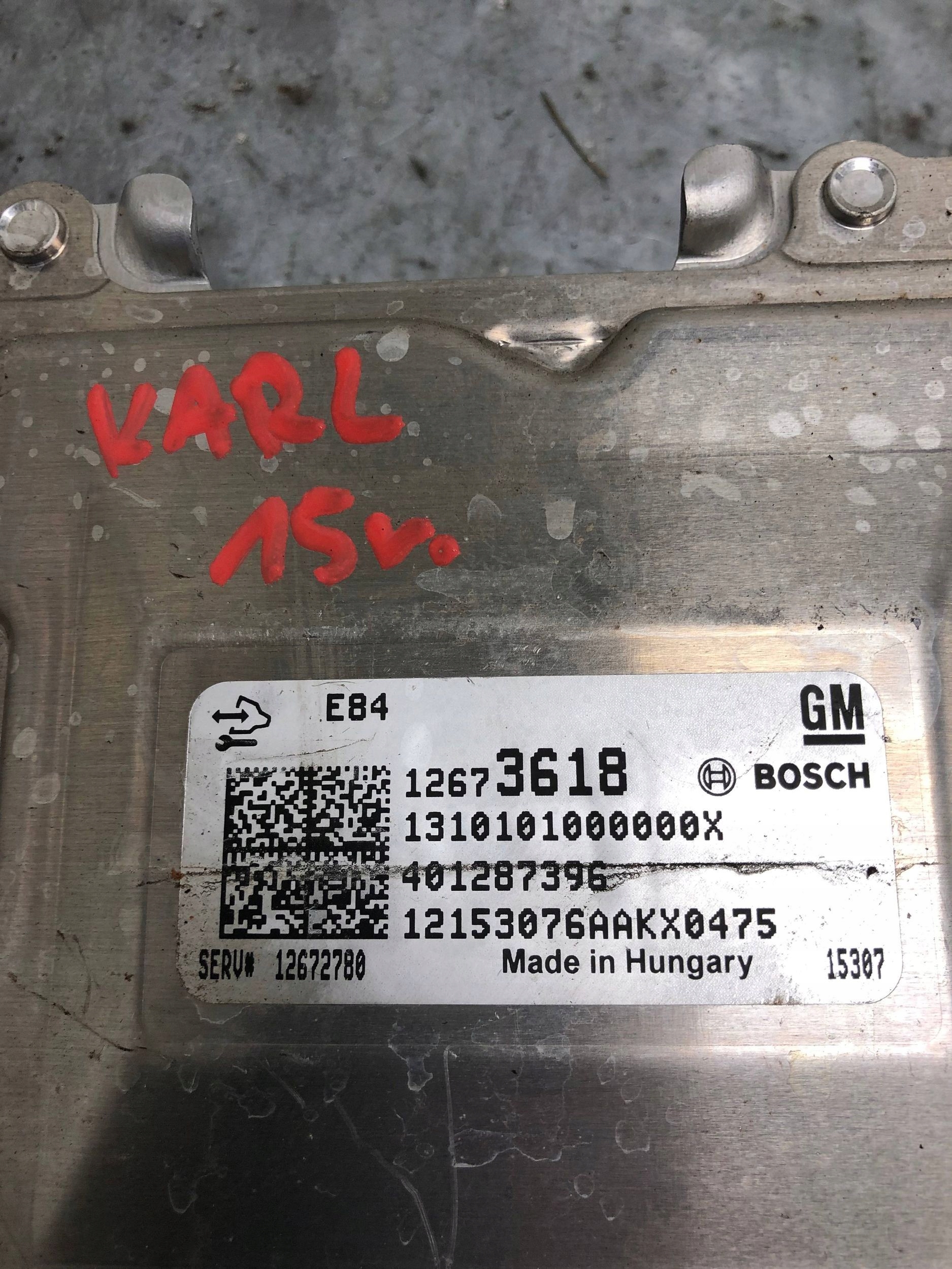 computer Motore 1.0 L5Q OPEL KARL 12673618