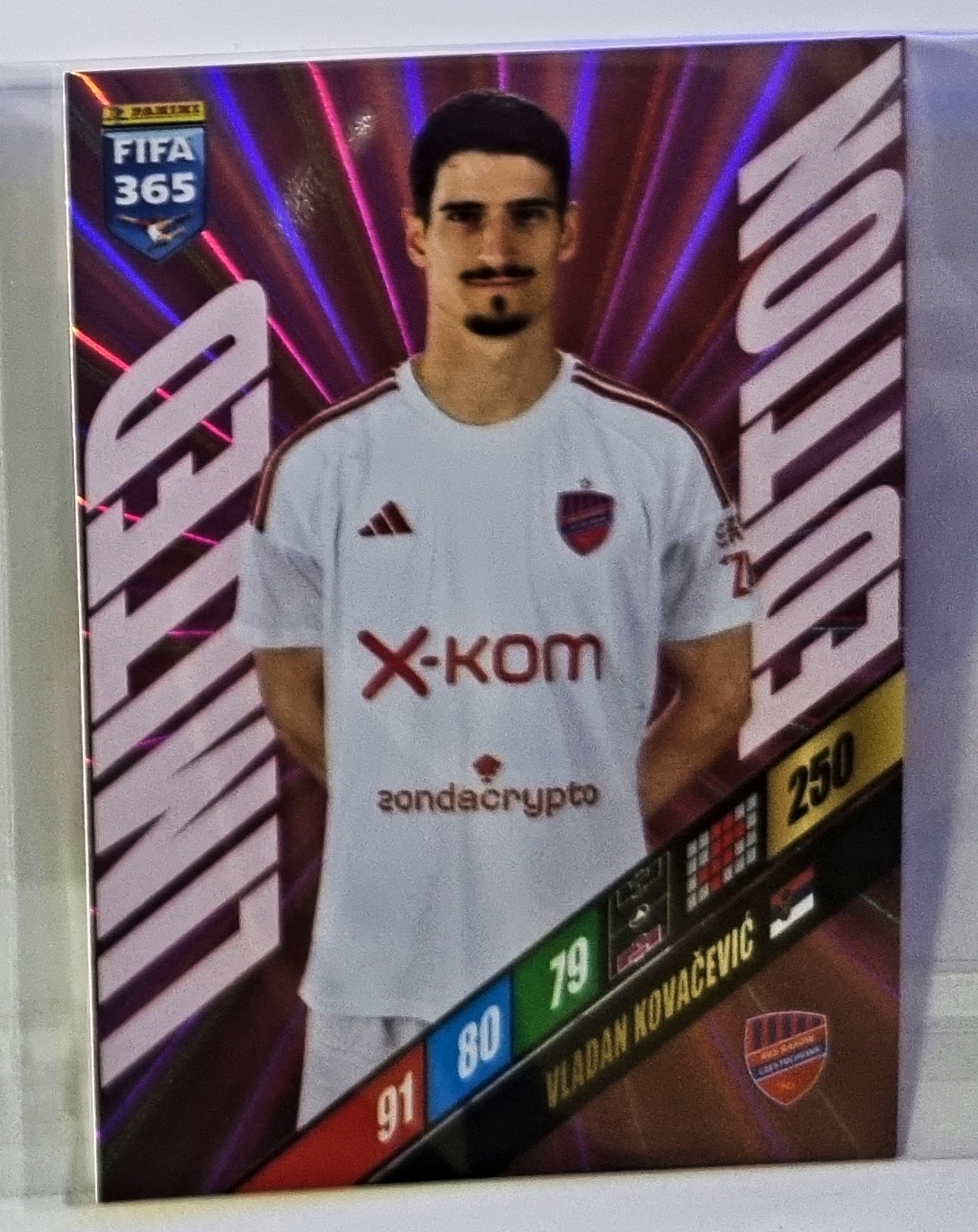 Fifa 365 2024 Panini Limited Vladan Kovacevic Raków Częstochowa