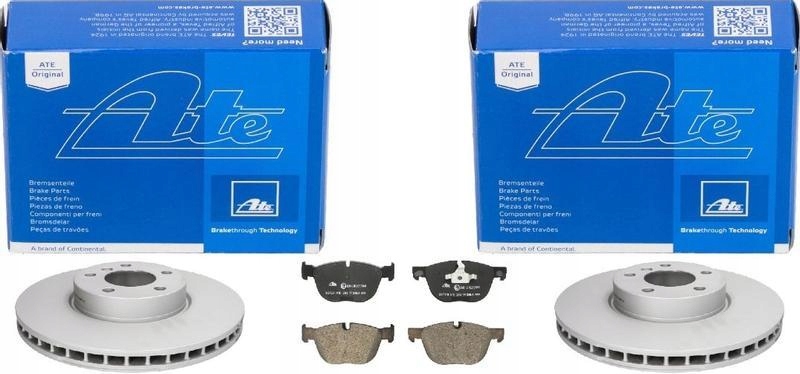 ATE TARCZE+KLOCKI PRZÓD BMW X5 E70 F15 332MM