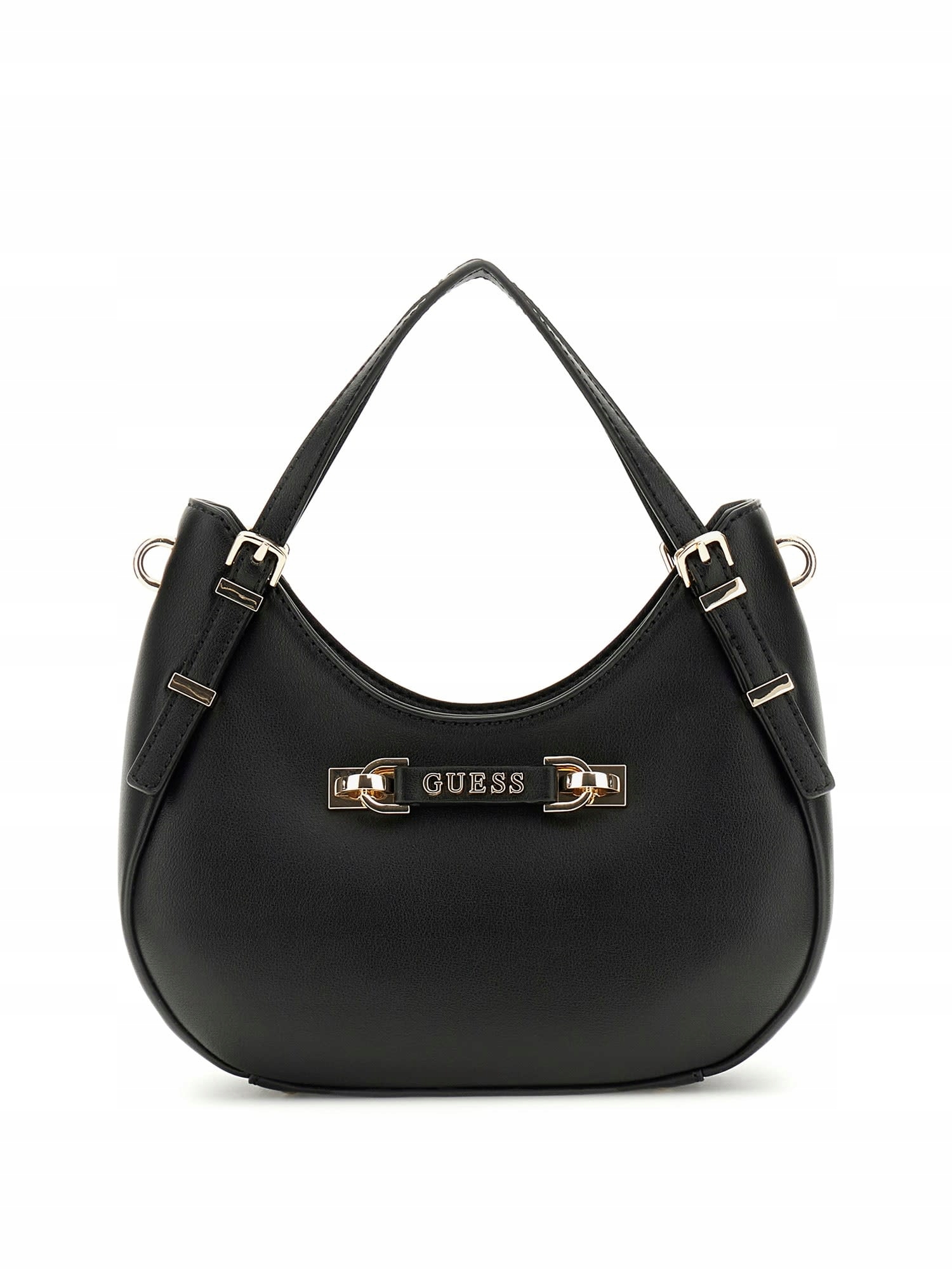 Guess Kabelka Lefia Small Satchel Černá