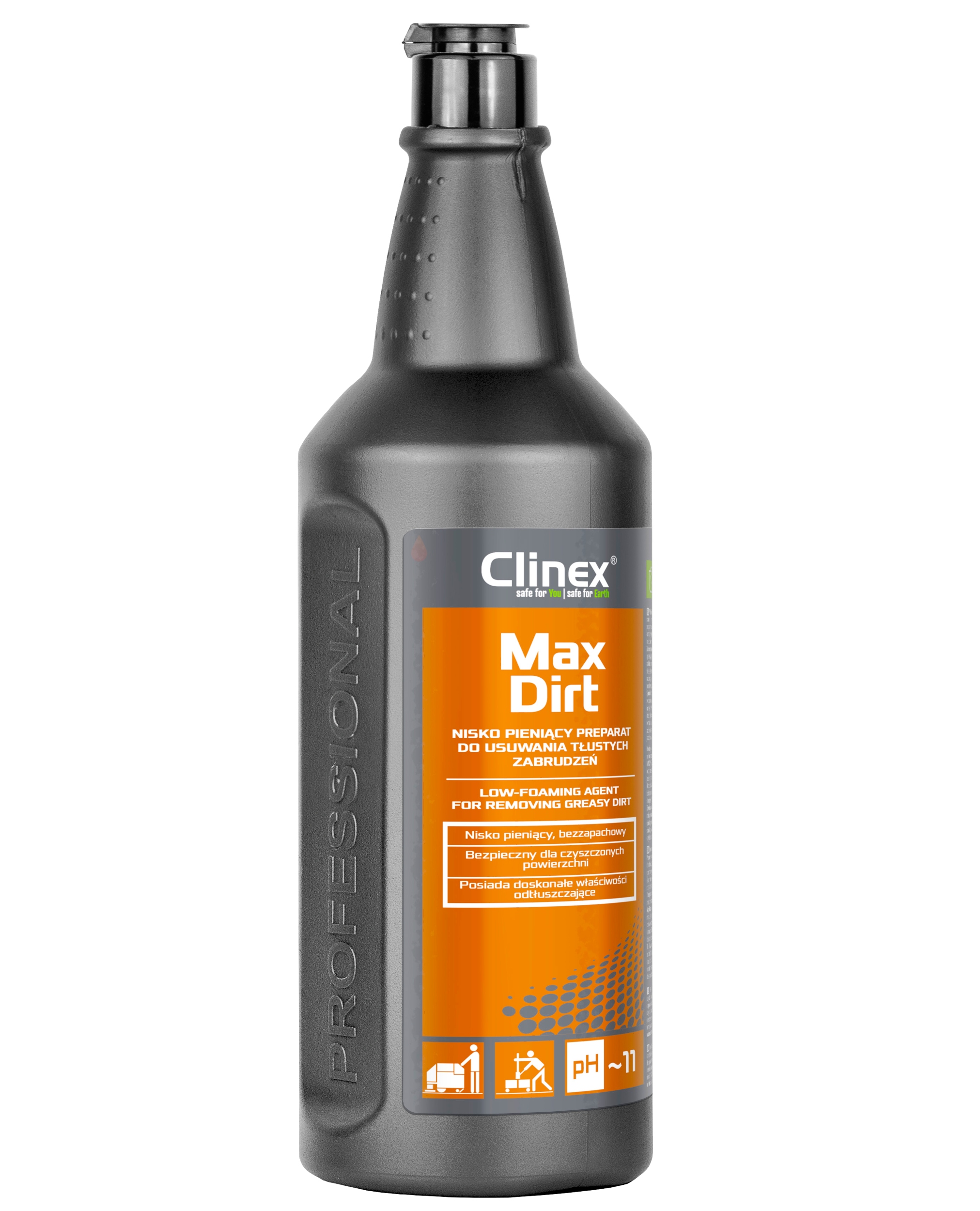 

Clinex Maxdirt 1L do usuwania trudnych zabrudzeń