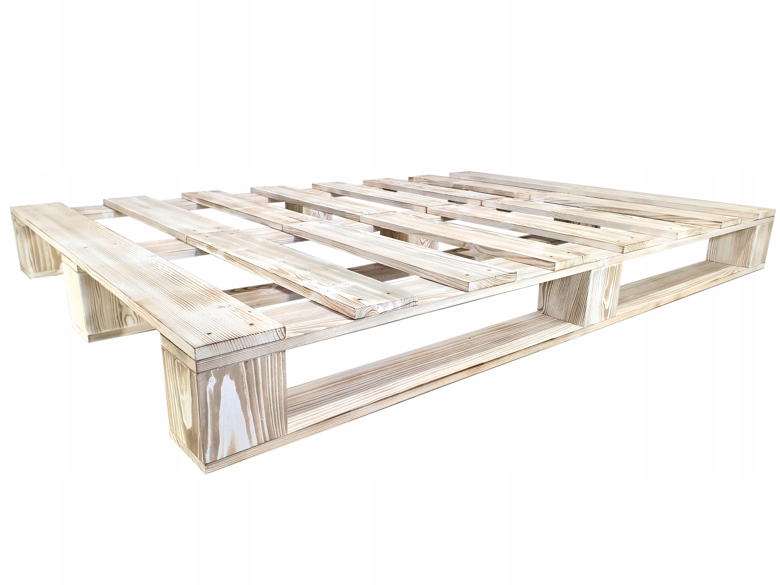 Łóżko meble z palet 160 białe-rustykalne palety (M1_160x200_V) EAN (GTIN) 5903260364583