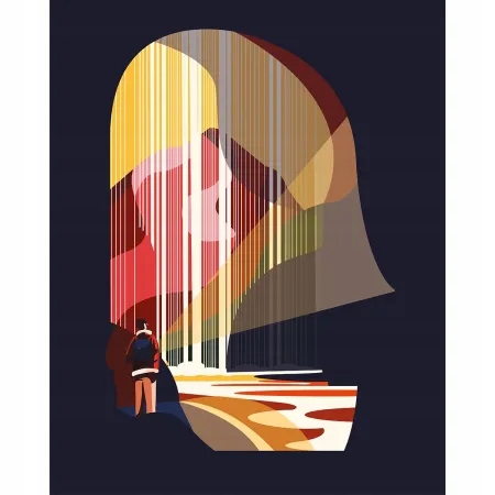 Каска-пещера плакат 40x50