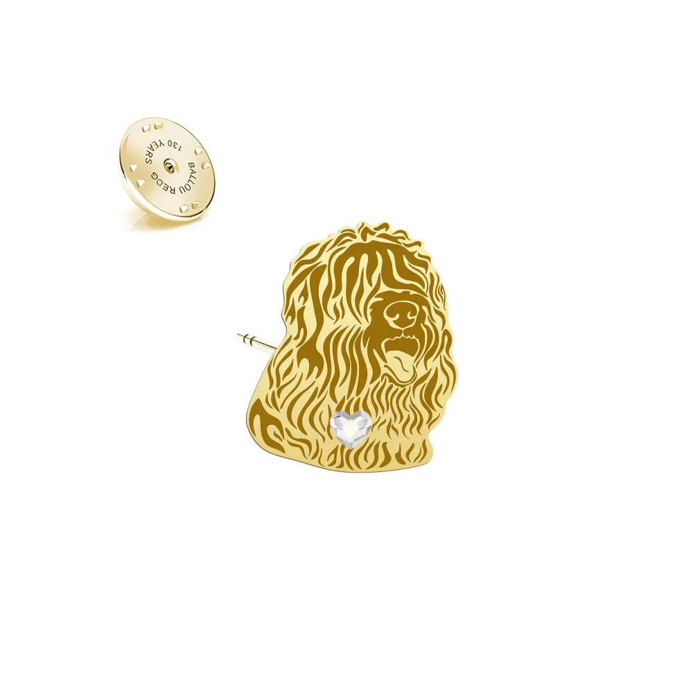 Odznak se psem Černý ruský teriér 925 Šperky Dedikace Bonus