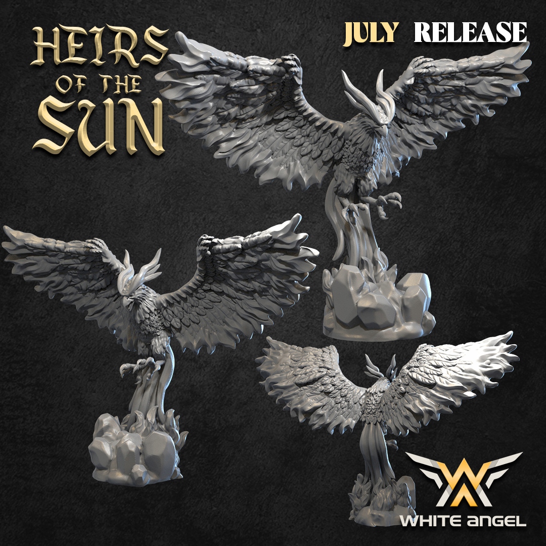 Eternal Fire Phoenix - White Angel Miniatures - Minifaktura