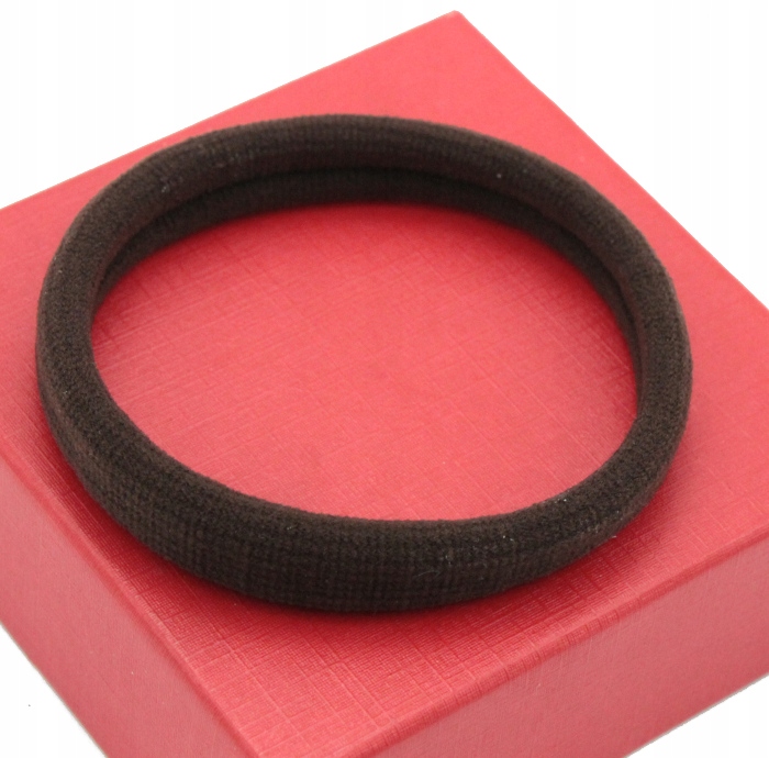 

Gumka Do Włosów Duża Lycra 7 CM Ciemny Brąz