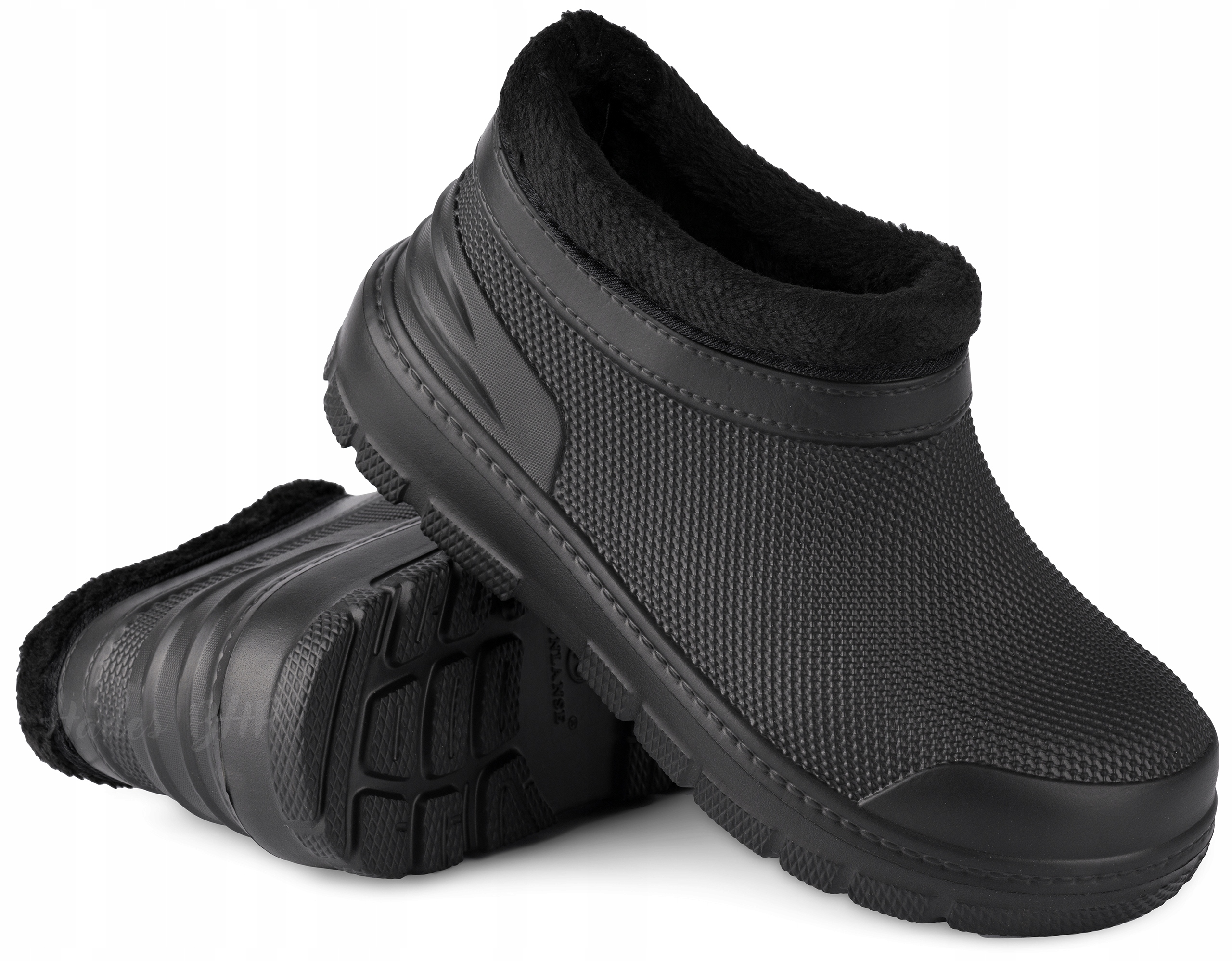 KALOSZE DAMSKIE OCIEPLANE krótkie piankowe zimowe lekkie chodaki EVA 46 Rozmiar 46