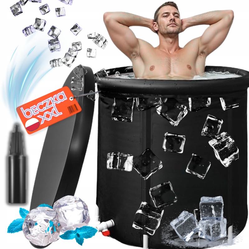 Beczka Do Morsowania Wanna Basen Dmuchany Przenośny Do Regeneracji Lodowa