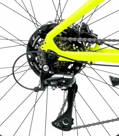 Rower MTB Kands 26 Stranger 14 ŻÓŁTY MAT HYDRAULIKA 2026r Rozmiar ramy 14 cali