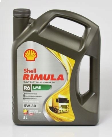 Olej Shell Rimula R6 Lme 5V30 5 L Low Saps; Palivově Úsporný; Acea E6,E7; Vol