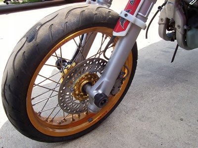 Rg Slidery Predného Zavesenia Honda Xr 650R Čierne