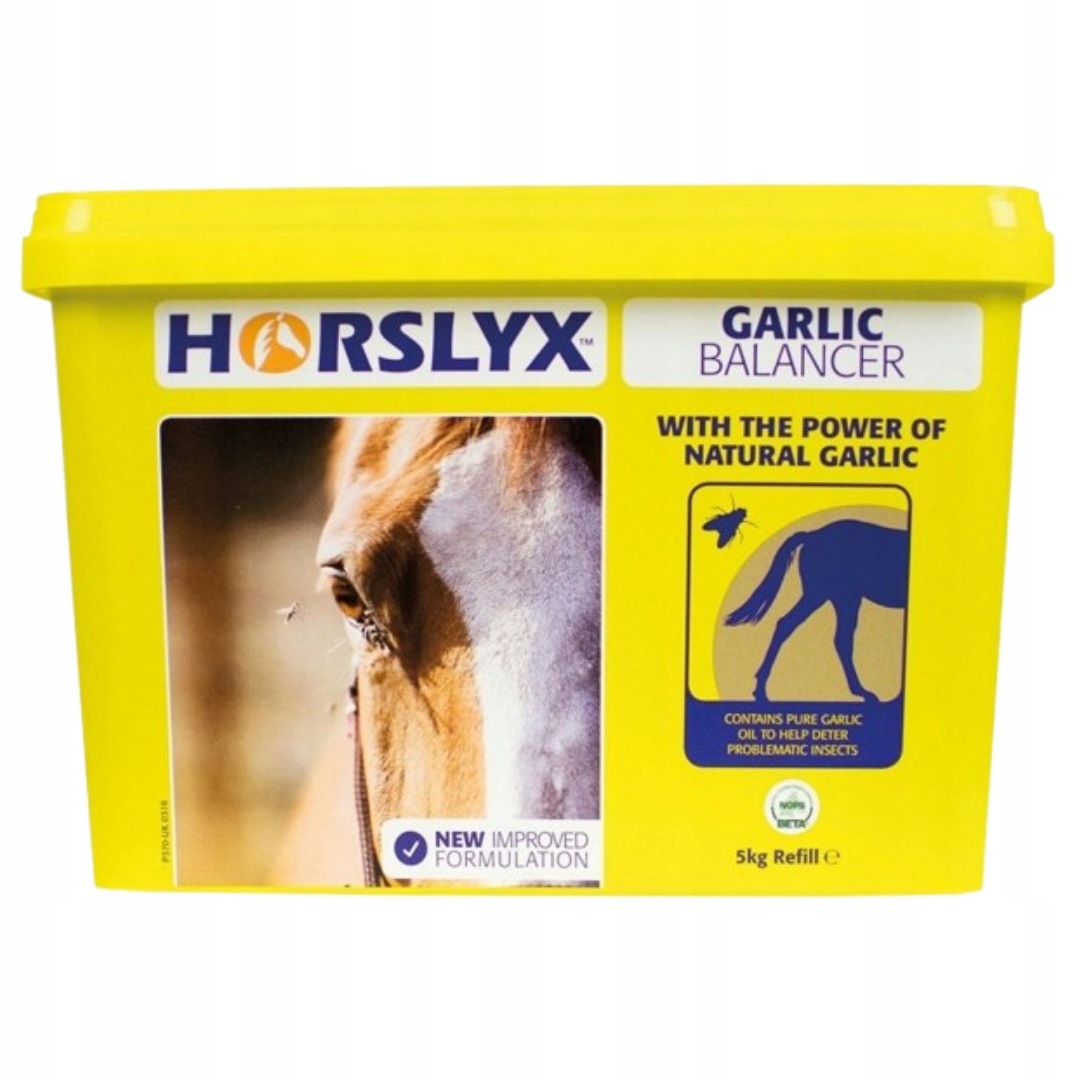 Lízátko pro koně zvyšující ochranu před hmyzem Horslyx Česnek 5 kg