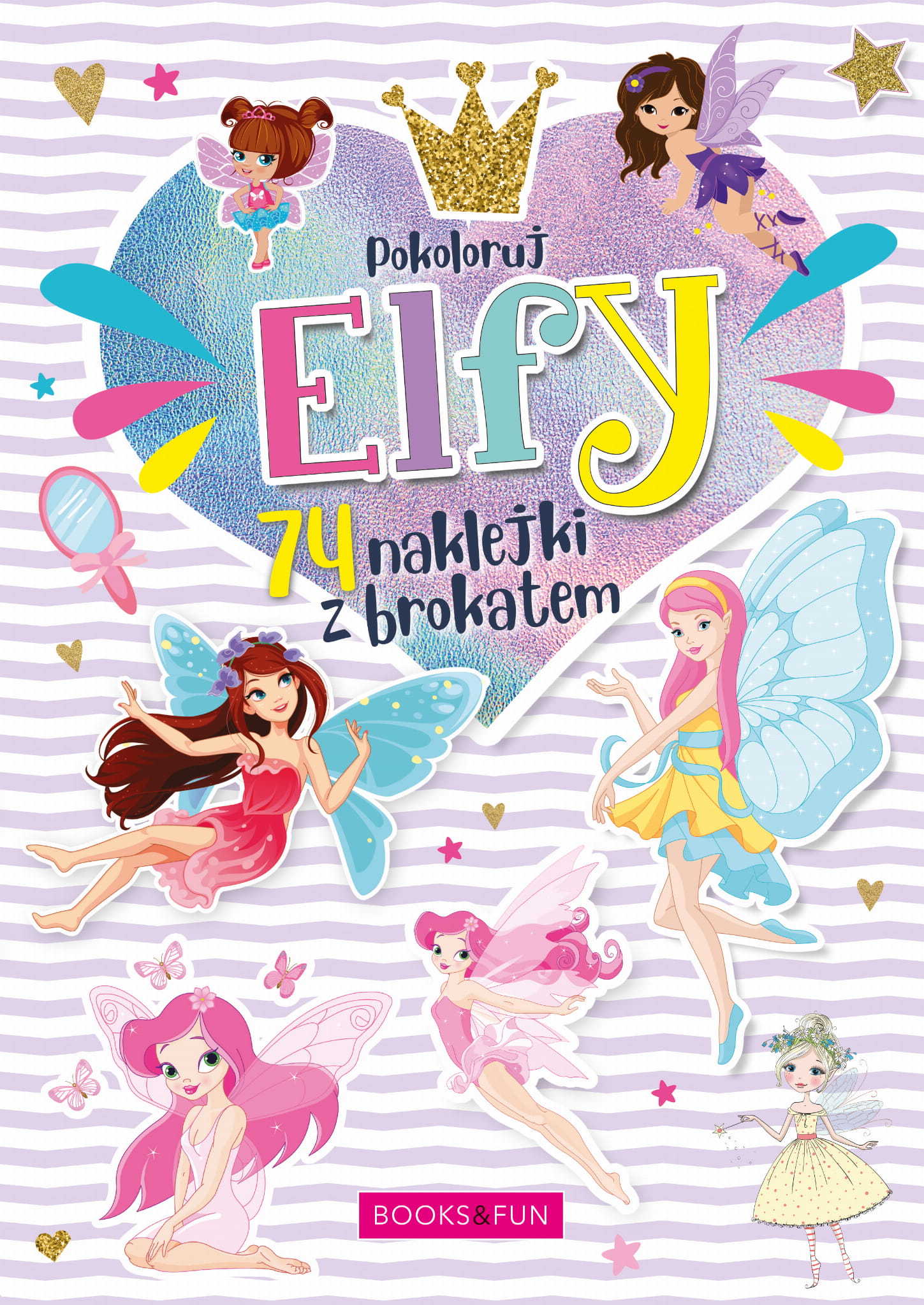 

Kolorowanka Elfy 74 naklejki