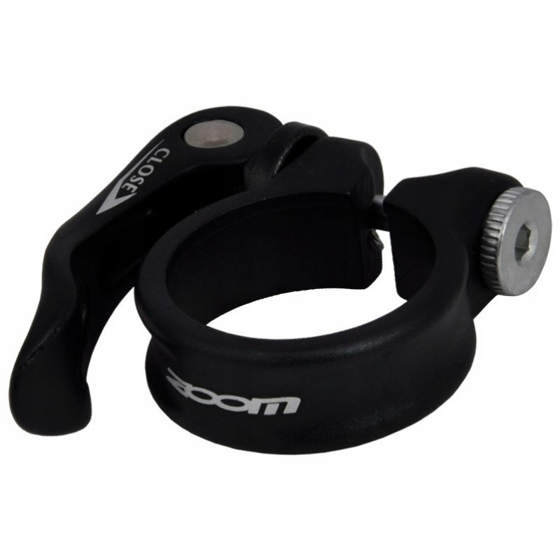 Obejma Siodła Zoom Zacisk Z Szybkozamykaczem 31,8mm Czarny Mat