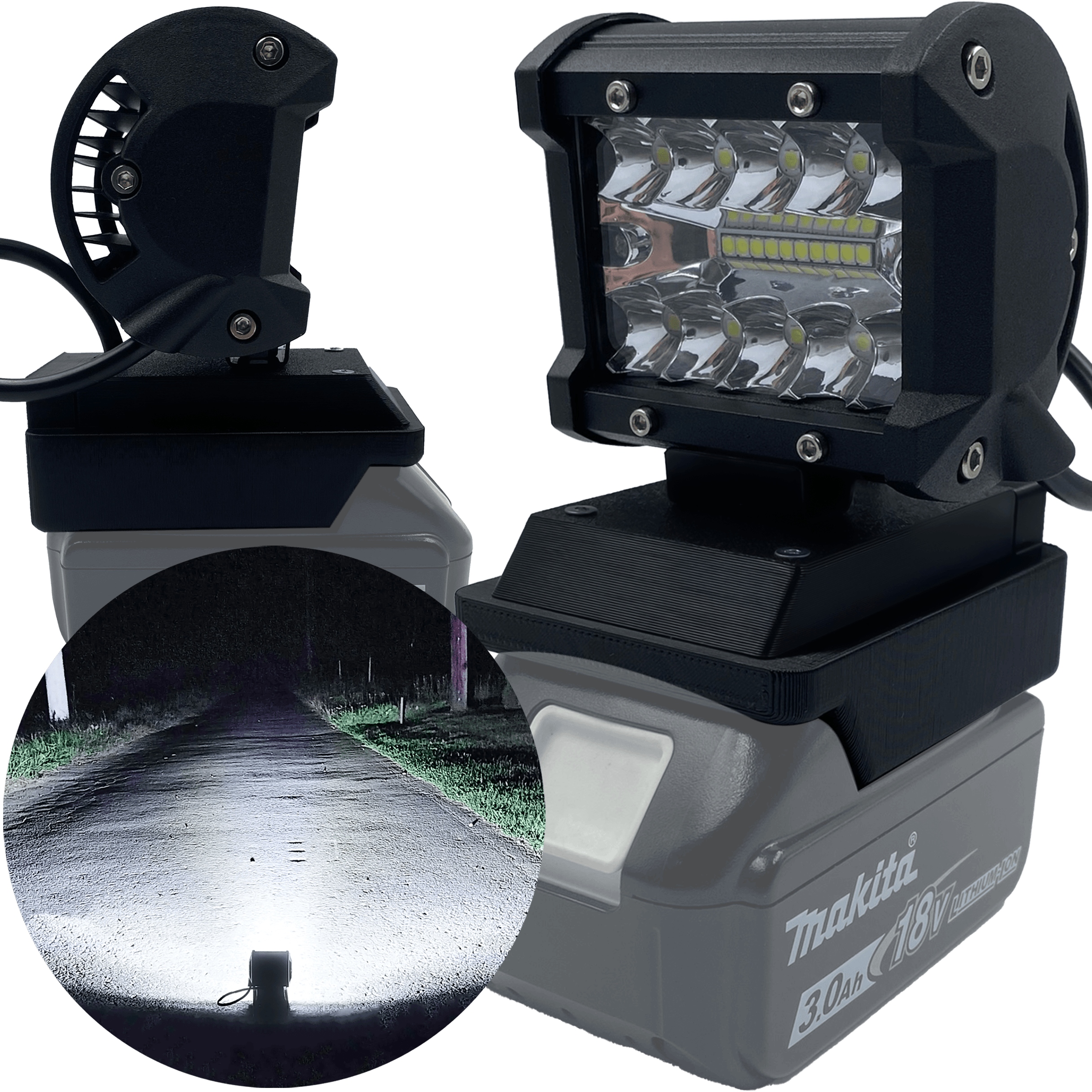 LAMPA DO MAKITA 18V HALOGEN ROBOCZY LED MAX