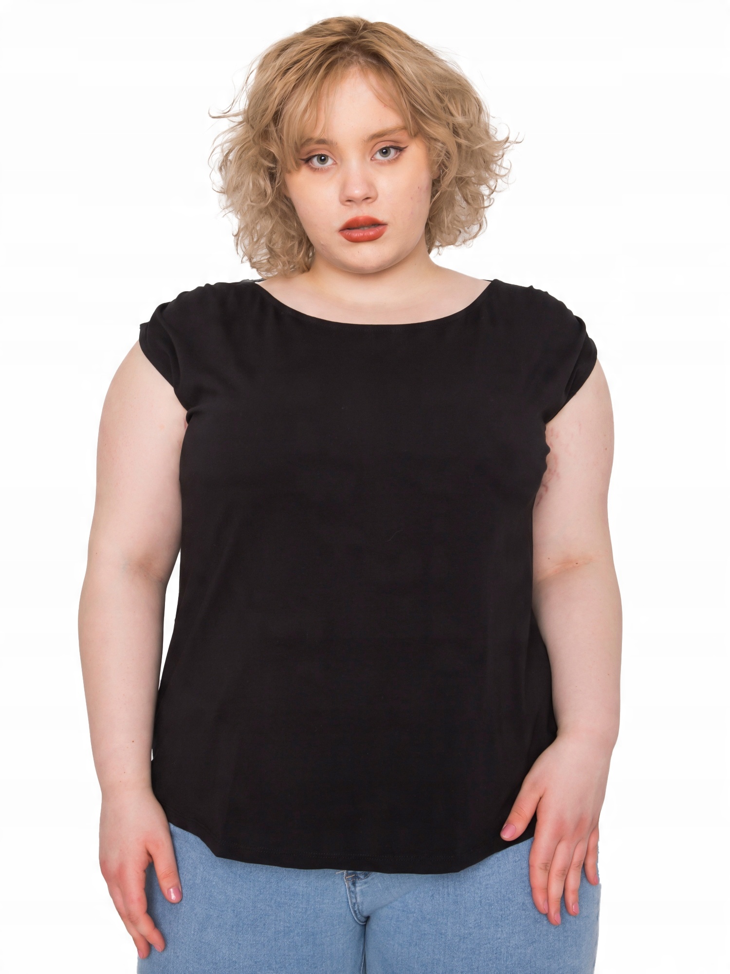 

Luźna Bluzka Damska kobieca Plus Size - 2XL