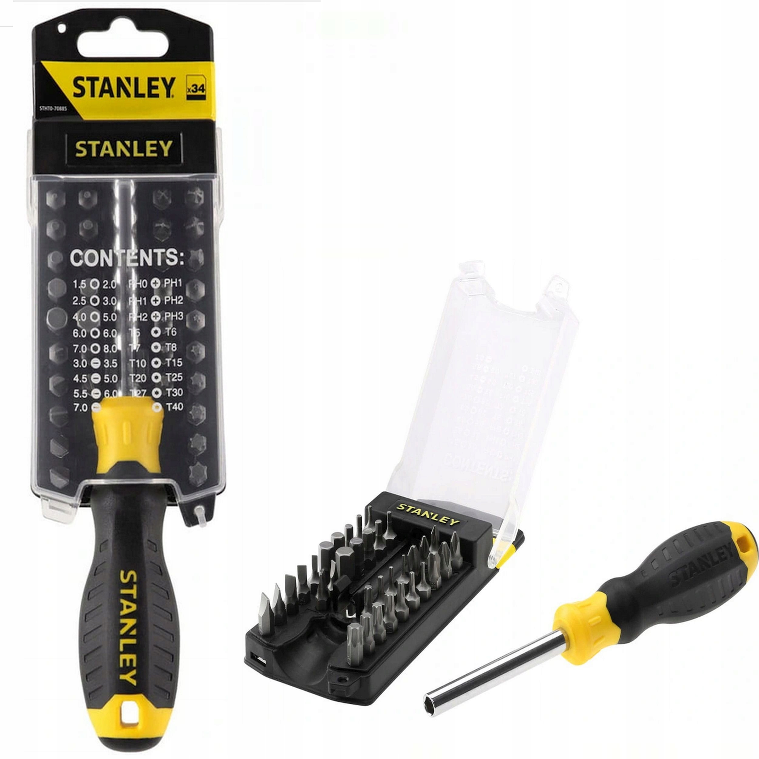 

Stanley Wkrętak Multi-bit 34 szt. bity 70-885