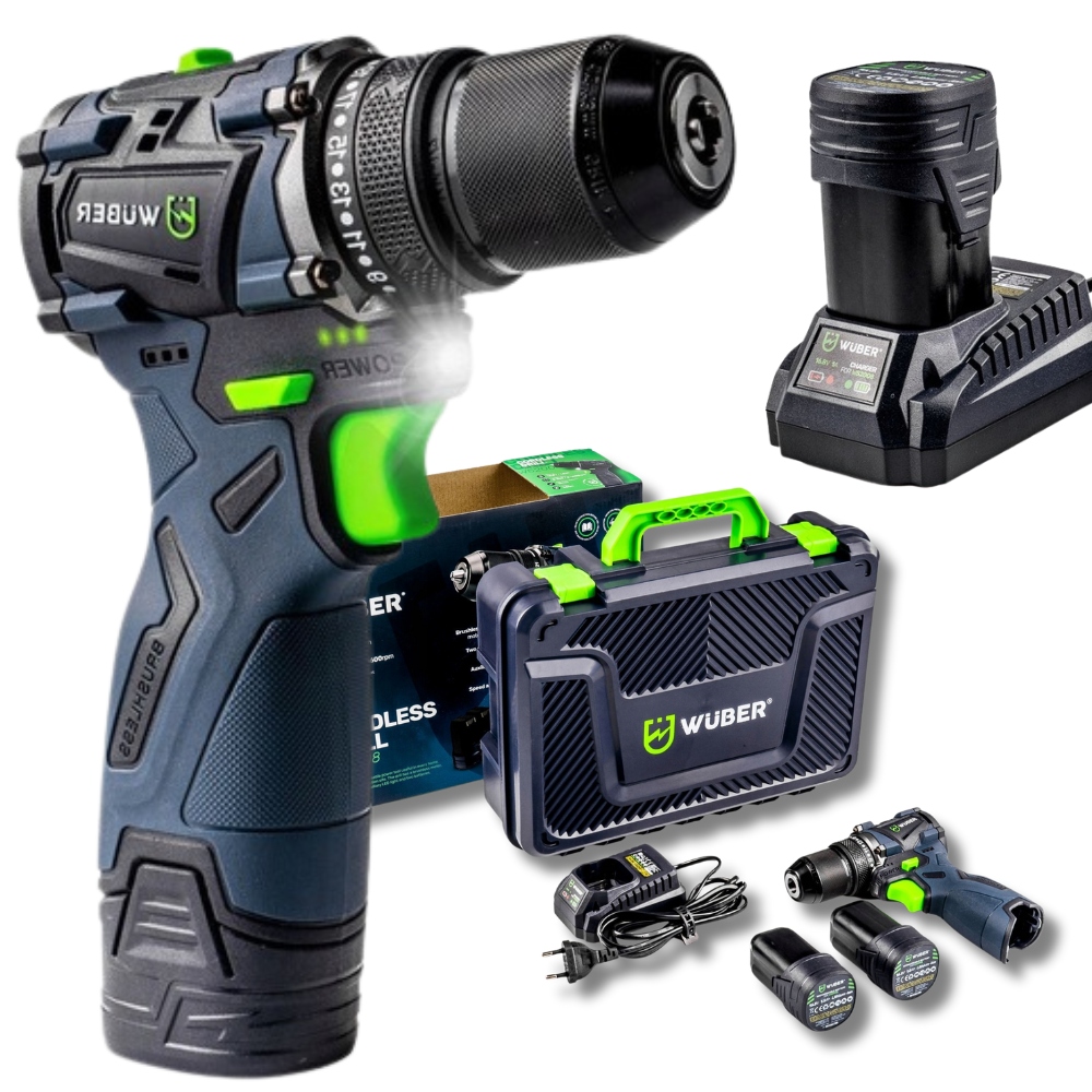 Aku Šroubovák aku vrtačka Bezkartáčový Sada