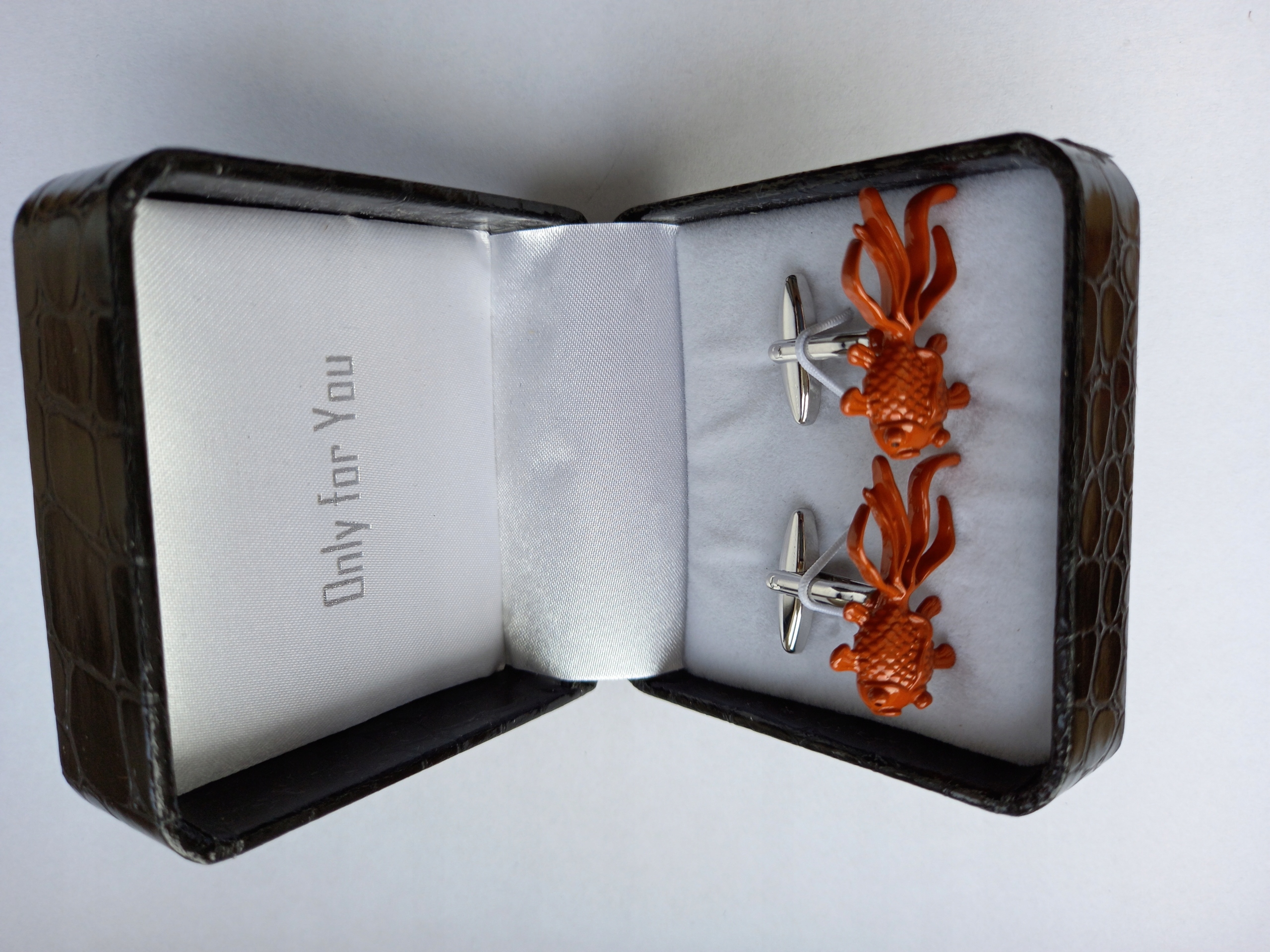 Exkluzivní sponky na košili Rybka Rybičky Akvárium