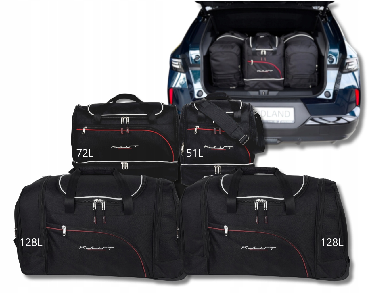 ZESTAW TOREB DO BAGAŻNIKA KJUST OPEL GRANDLAND HEV 2024+
