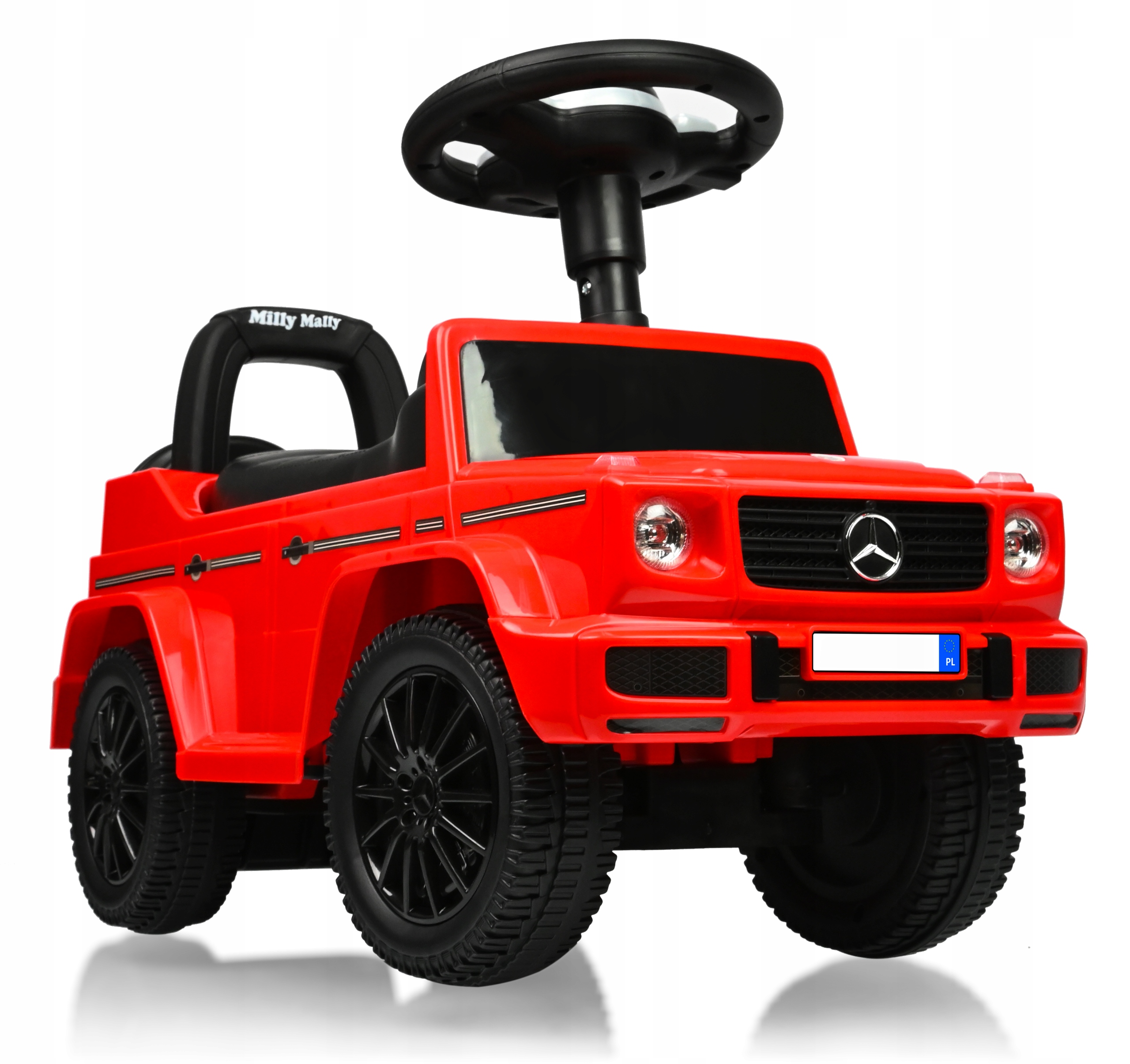 Auto Jeździk Milly Mally Mercedes G350d 41x29c69 cm czerwony