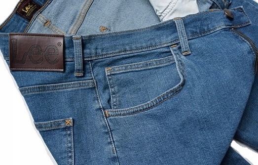 LEE BROOKLYN jeansy REGULAR FIT klasyczne - 42_34 Fason proste