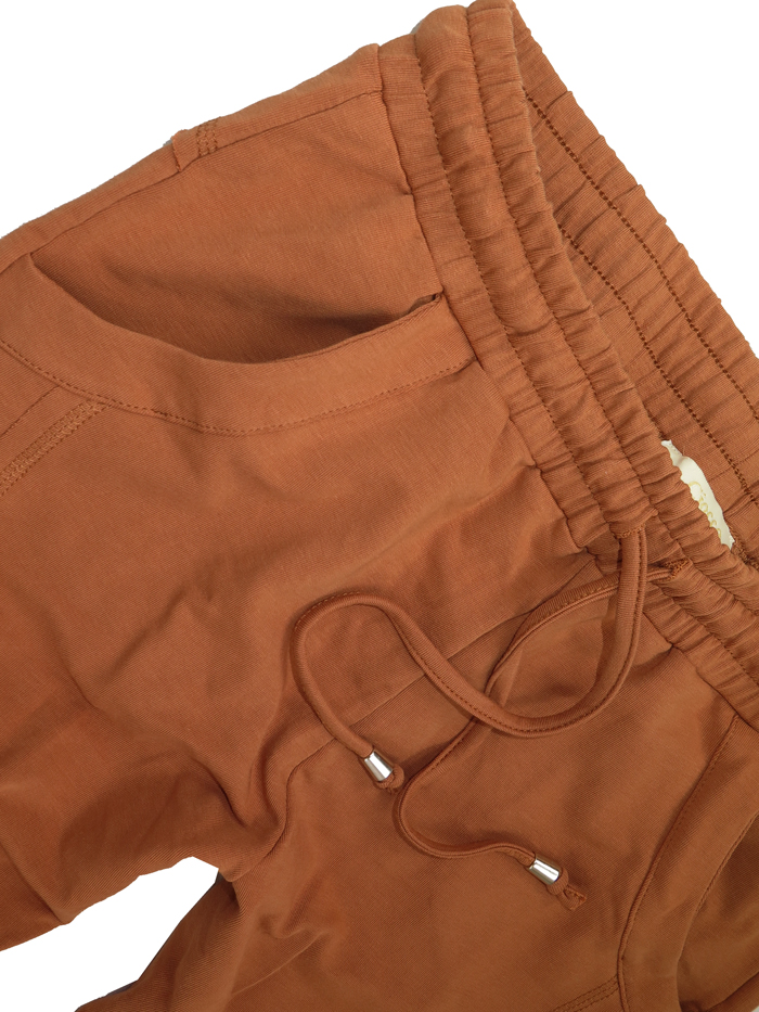 SPODNIE DRESOWE CASUAL S M VIP PUDER ORYG CIOCCO Rozmiar S/M