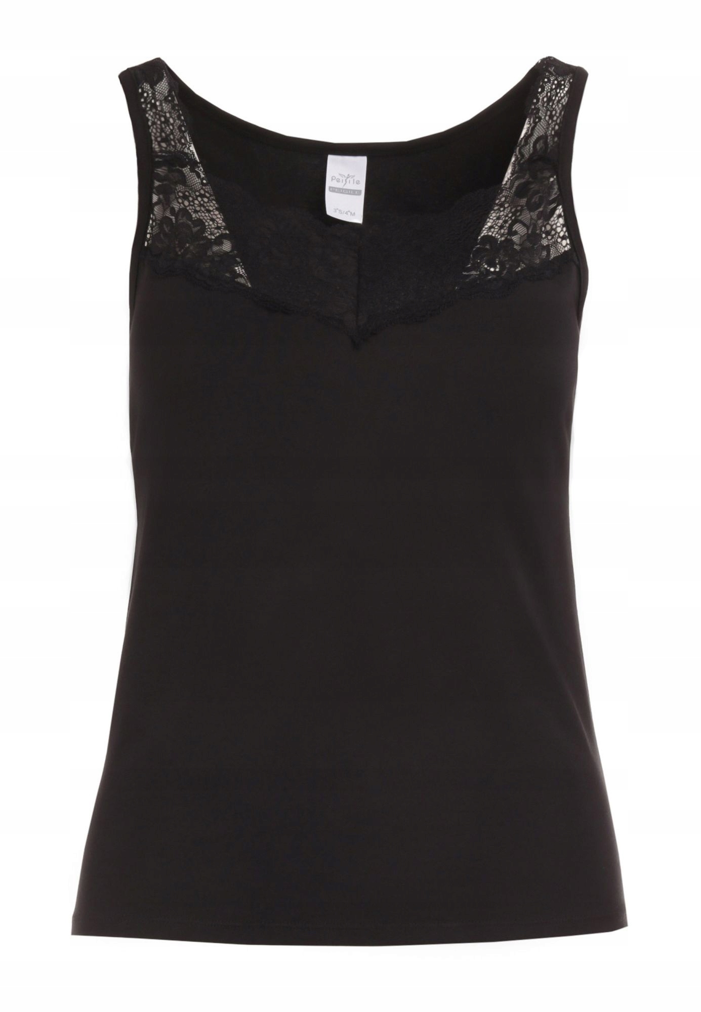 

Born2Be Czarny Top damski XL/XXL Koronka