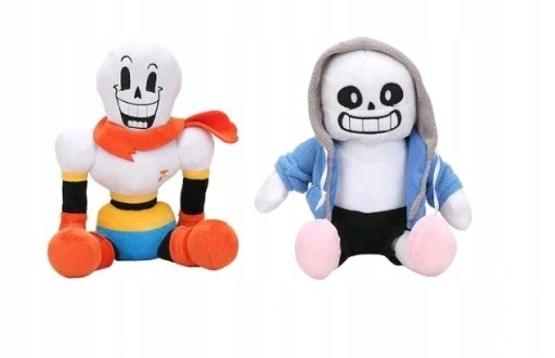 

Duże Pluszaki Undertale Sans Papirus 2szt 30 cm