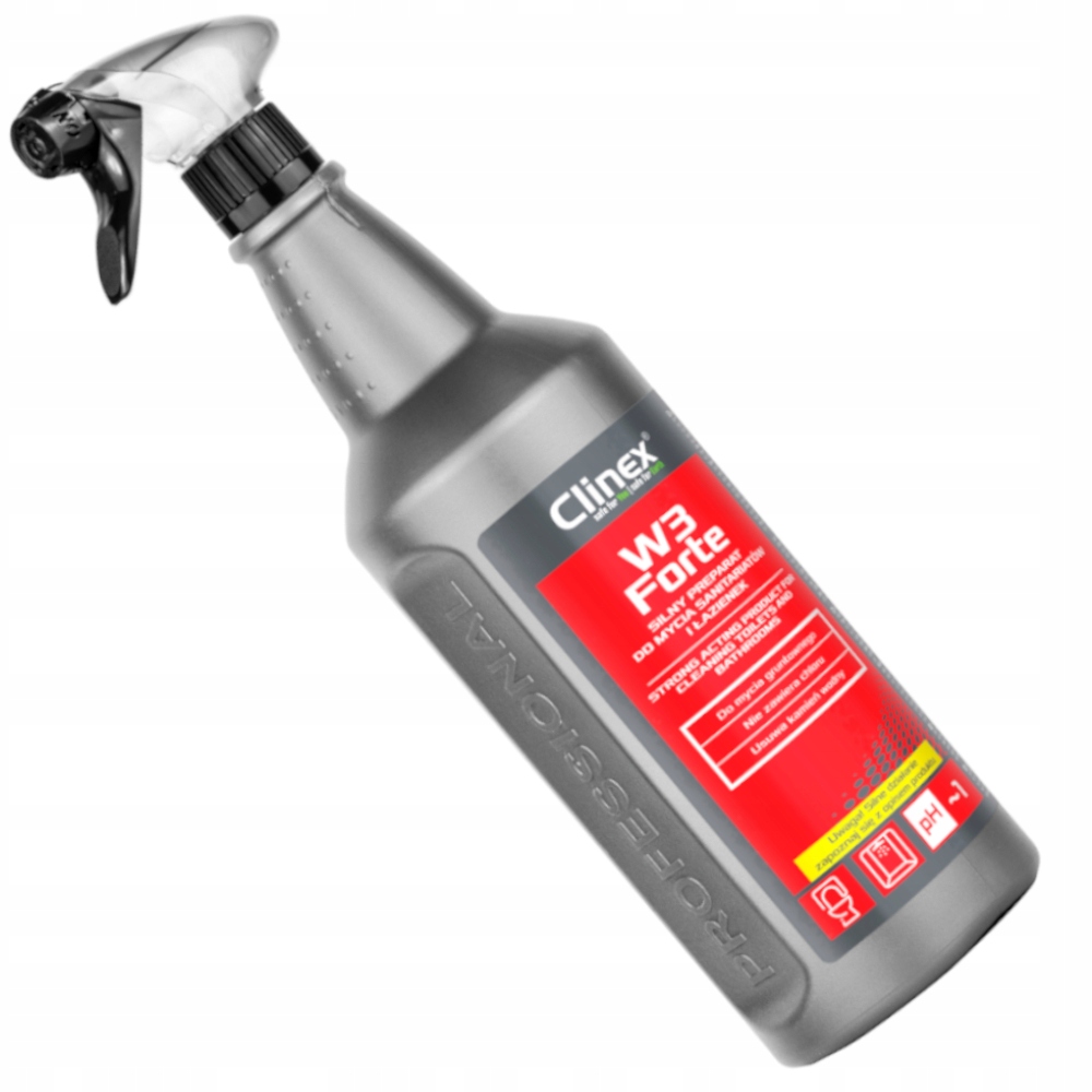 

Clinex W3 Forte mocny płyn do mycia łazienek 1L