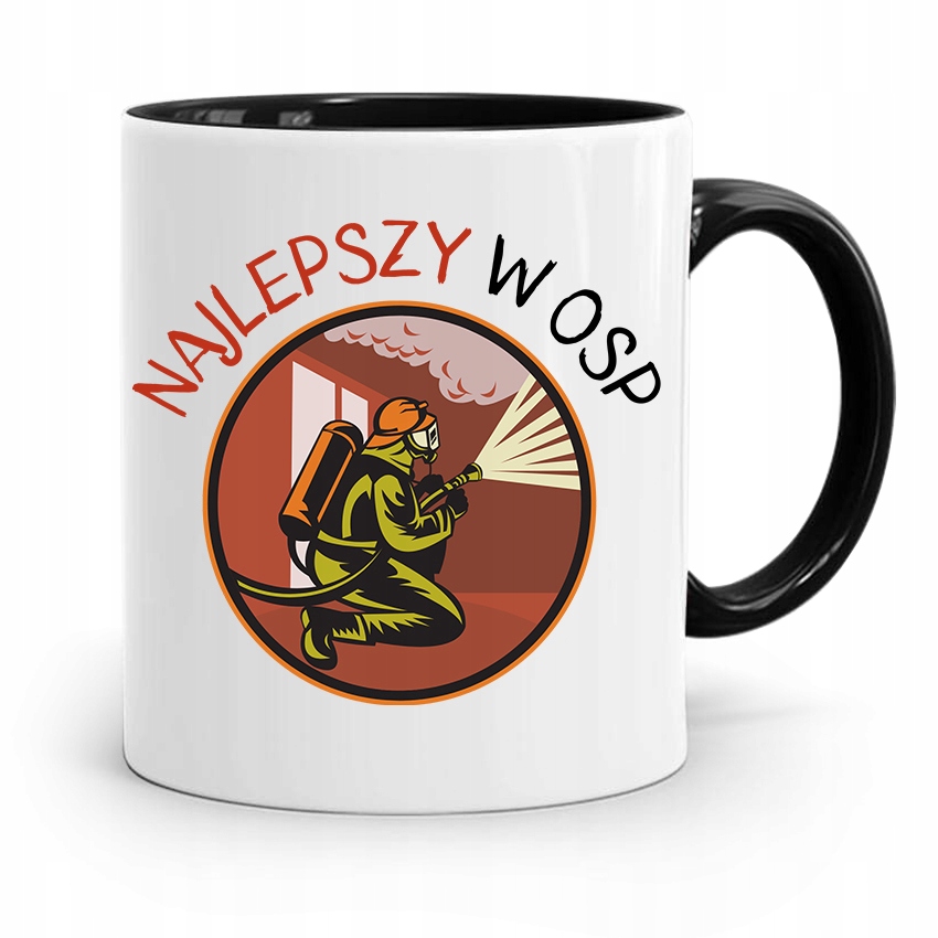 

Kubek Czarny Prezent Dla Strażaka Najlepszy W Osp