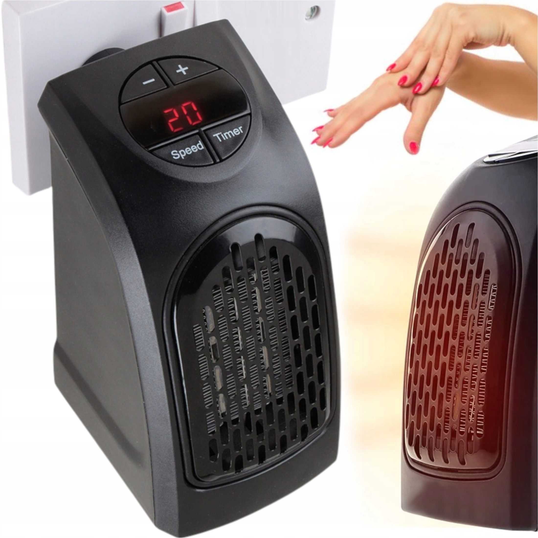 Mini Elektrický Termoventilátor Pro Domácnost Farelka 400W Malý Odběr