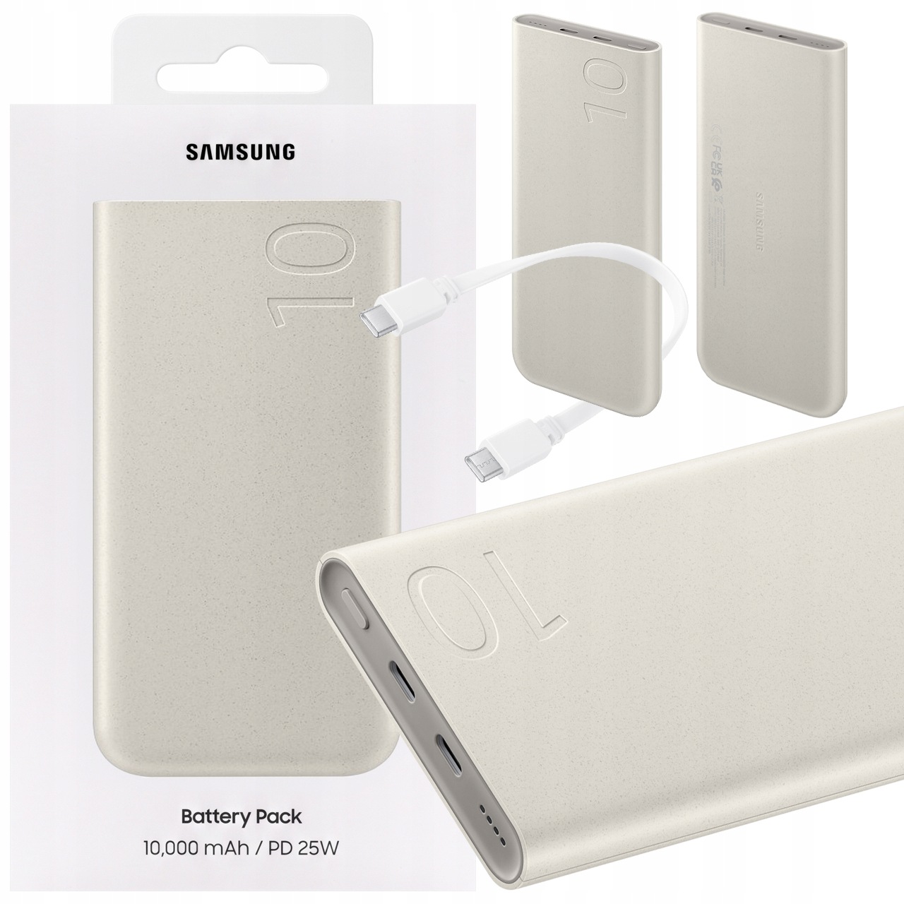 Powerbanka Samsung Usb-c Powerbanka 25W Rychlé Nabíjení 10000mAh EB-P3401XUE