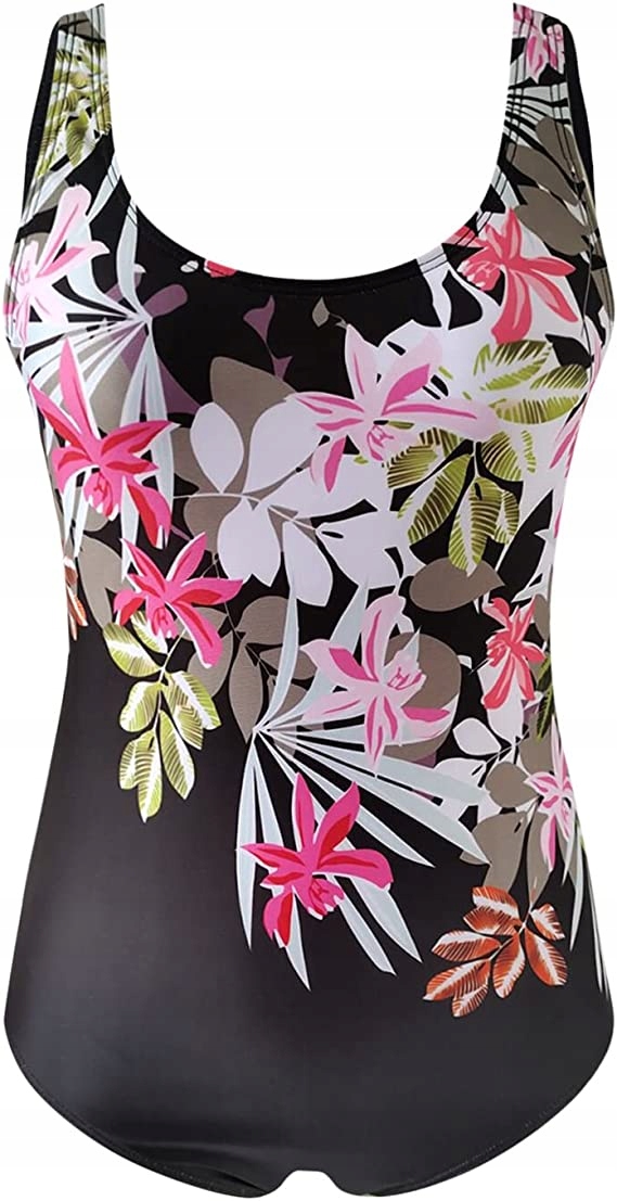 STRÓJ KĄPIELOWY KOSTIUM PLUS SIZE DUŻE ROZMIARY Fason góry Biustonosz miękki