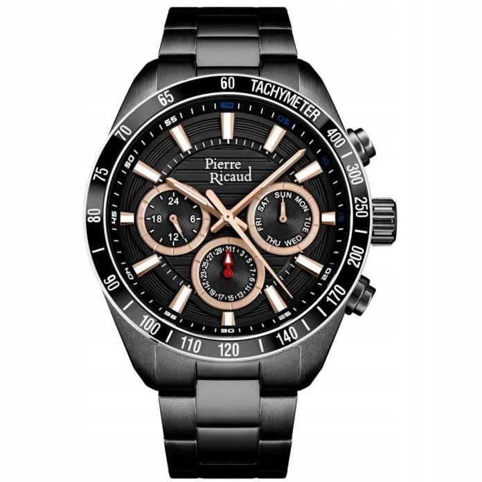 Pánské Hodinky Pierre Ricaud P97031.B1R4QF černé