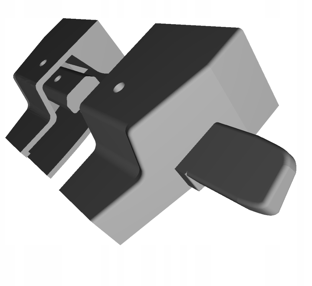 2X PROWADNICA PEUGEOT 208 SW BLOKADA ROLETA LEW+PR Producent części Inny