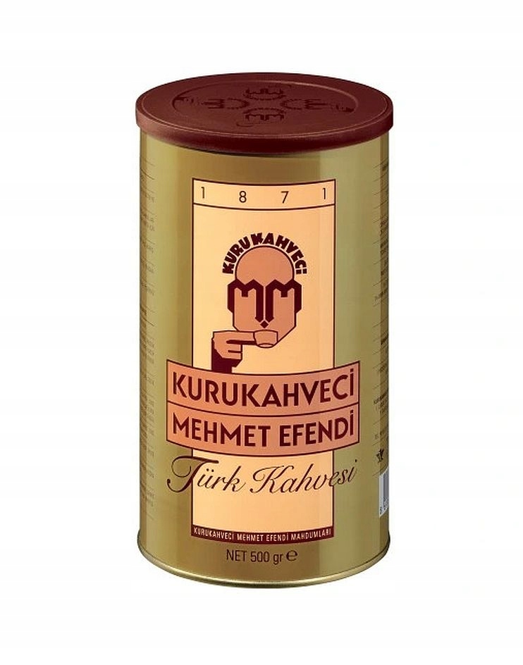 Turecka kawa mielona Kurukahveci Mehmet Efendi 500g w puszce 100% arabika