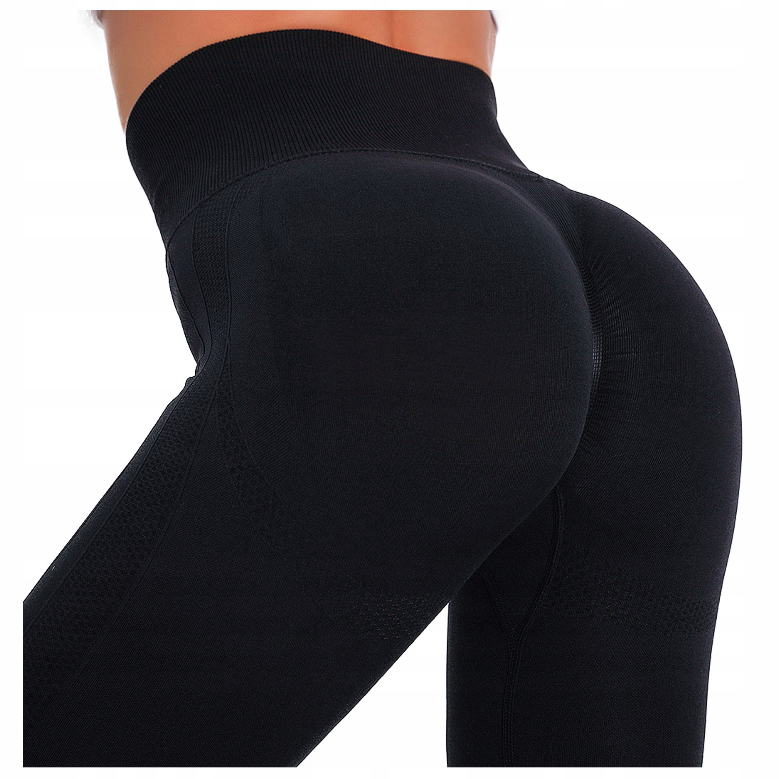 

Legginsy Siłownia Push Up Wysoki stan marszczenia