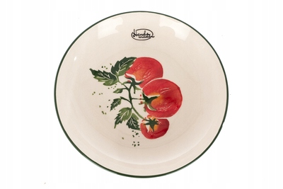 

Talerz głęboki kamionka 21 cm pomidory